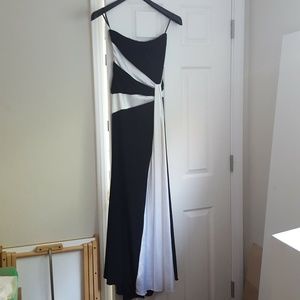 Jessica McClintock floor length strapless gown sz0